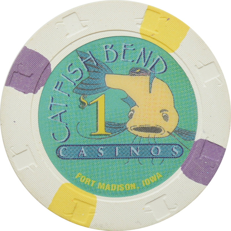 Catfish Bend Casinos Fort Madison IA $1 Chip