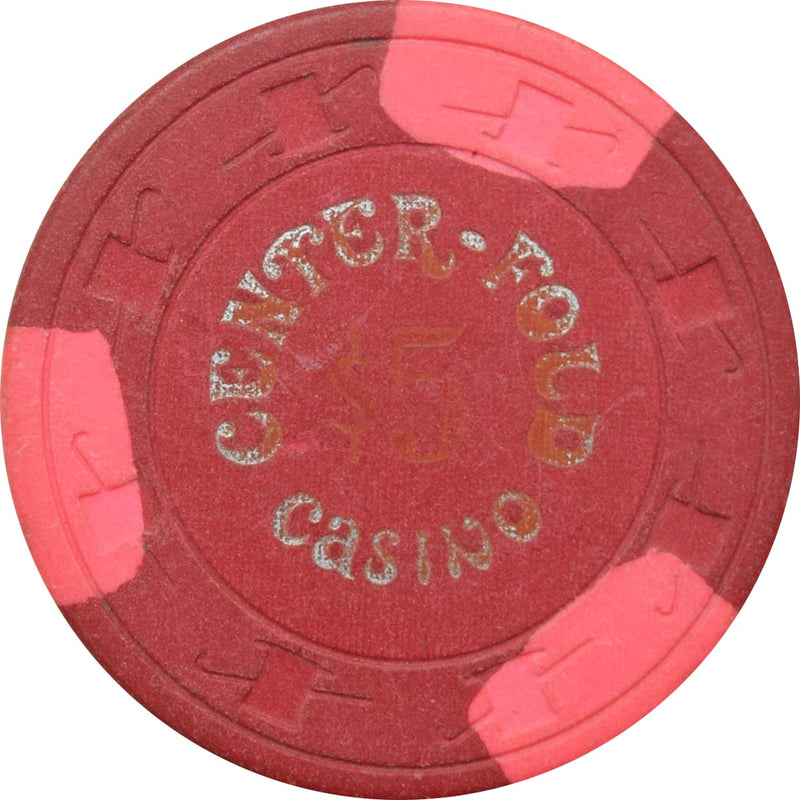 Center-Fold Casino Las Vegas Nevada $5 Chip 1975