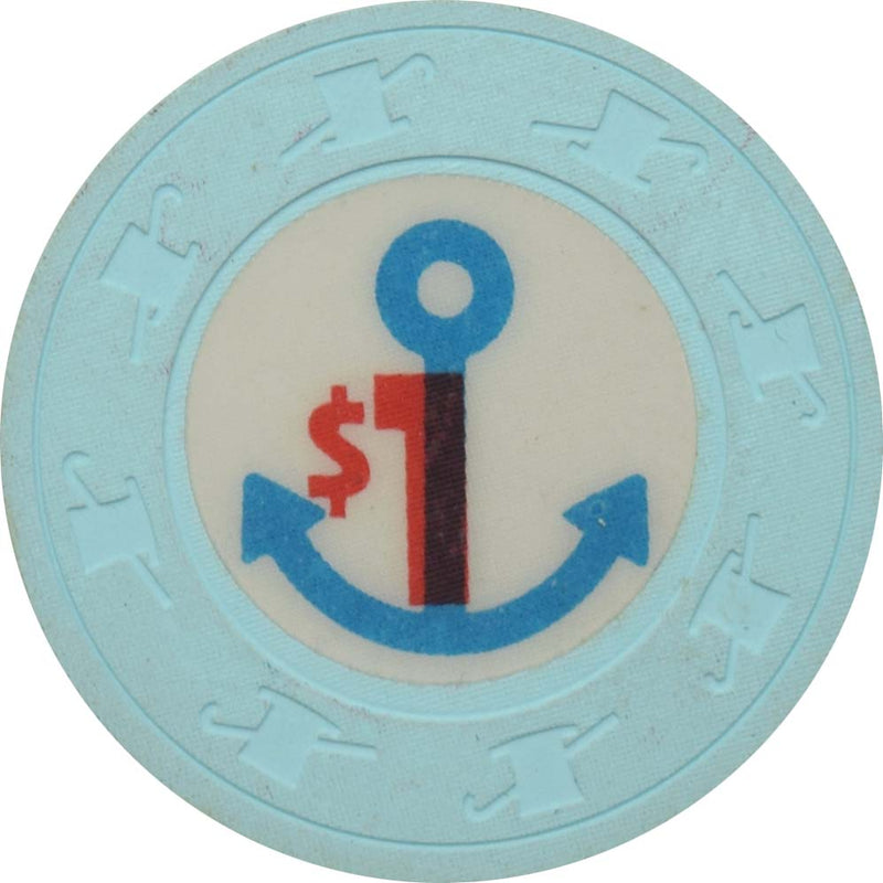 Chandris Line (Anchor) Cruise Lines $1 Chip