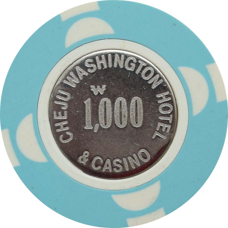 Cheju Washington Casino ₩1000 Chip Cheju South Korea