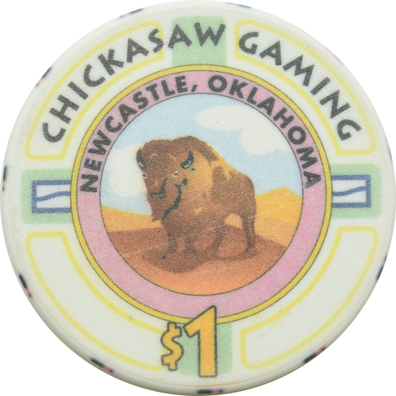 Chickasaw Casino Newcastle Oklahoma $1 Chip
