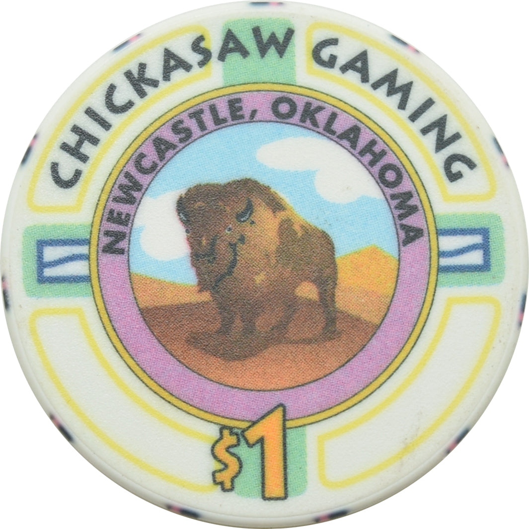 Chickasaw Casino Newcastle Oklahoma $1 Chip