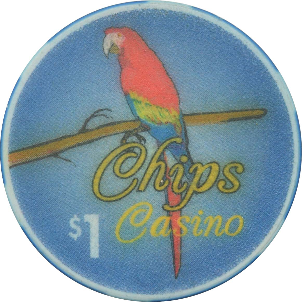 Chips Casino Bremerton Washington $1 Ceramic Chip