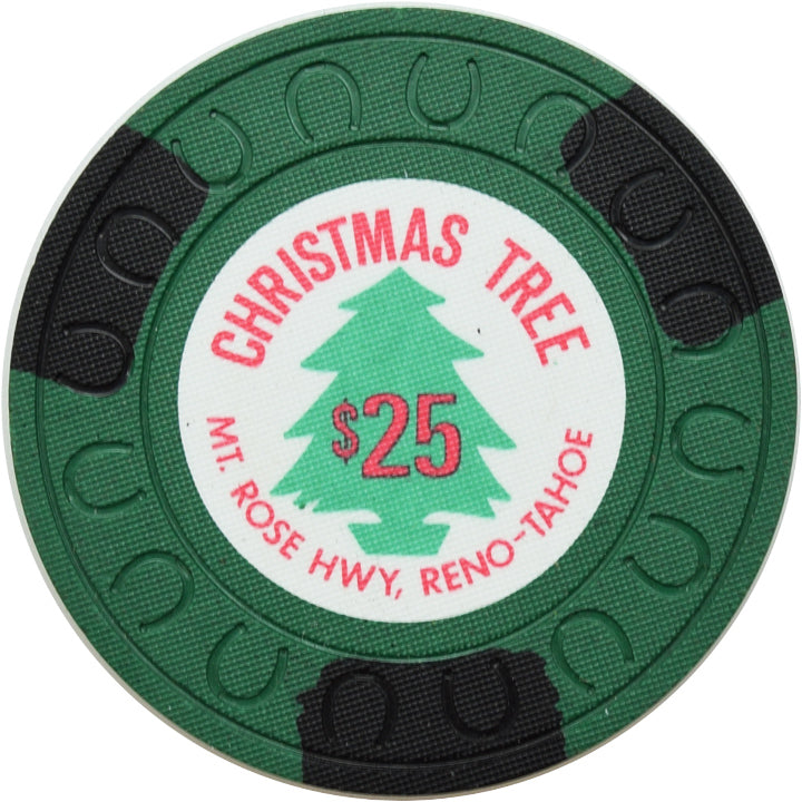 Christmas Tree Casino Reno Nevada $25 Chip 1976