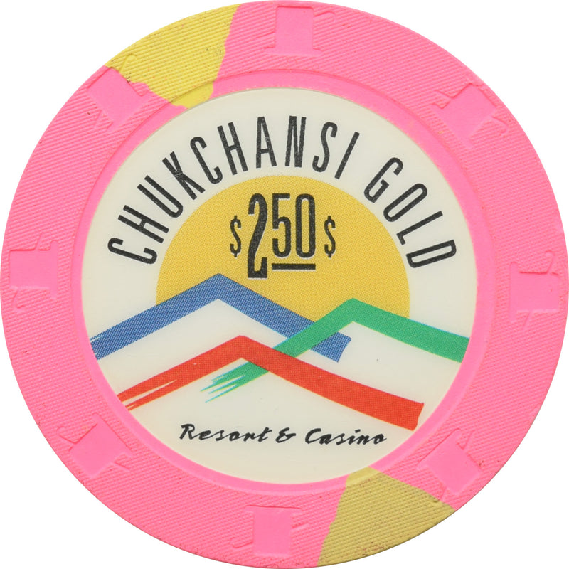 Chukchansi Gold Casino Coarsegold CA $2.50 Chip