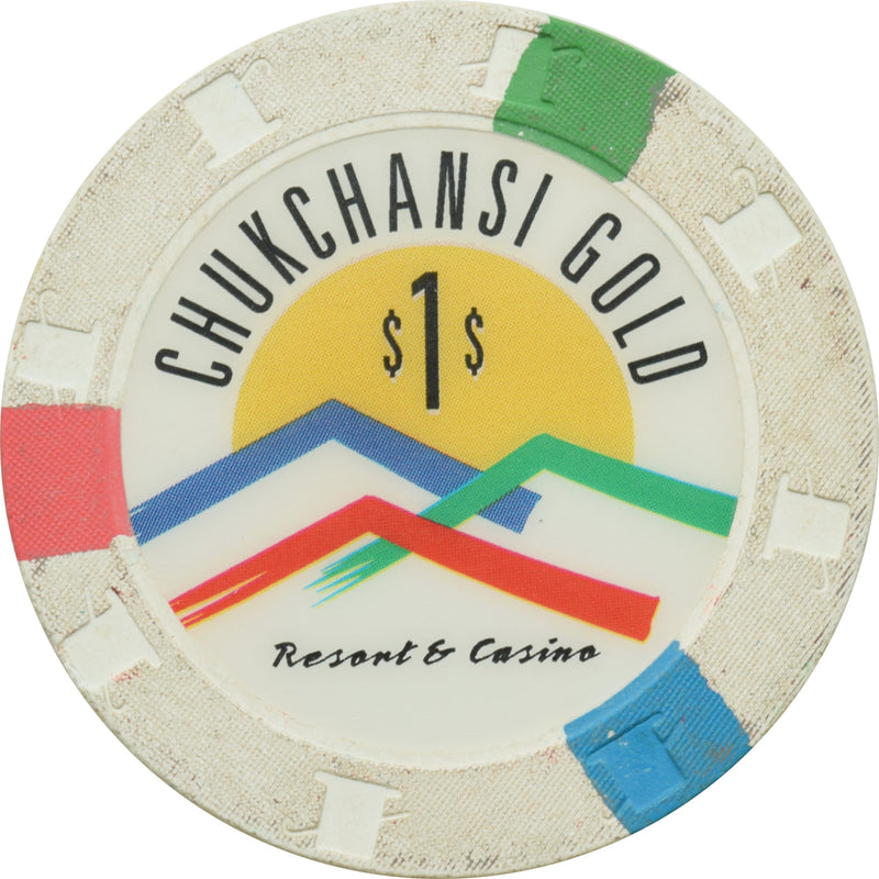 Chukchansi Gold Casino Coarsegold California $1 Chip