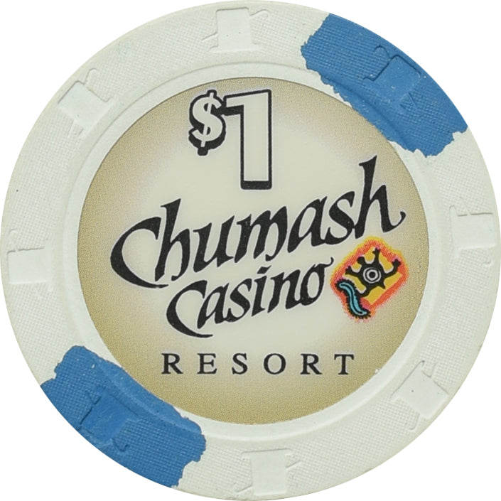 Chumash Casino Santa Ynez CA $1 Chip