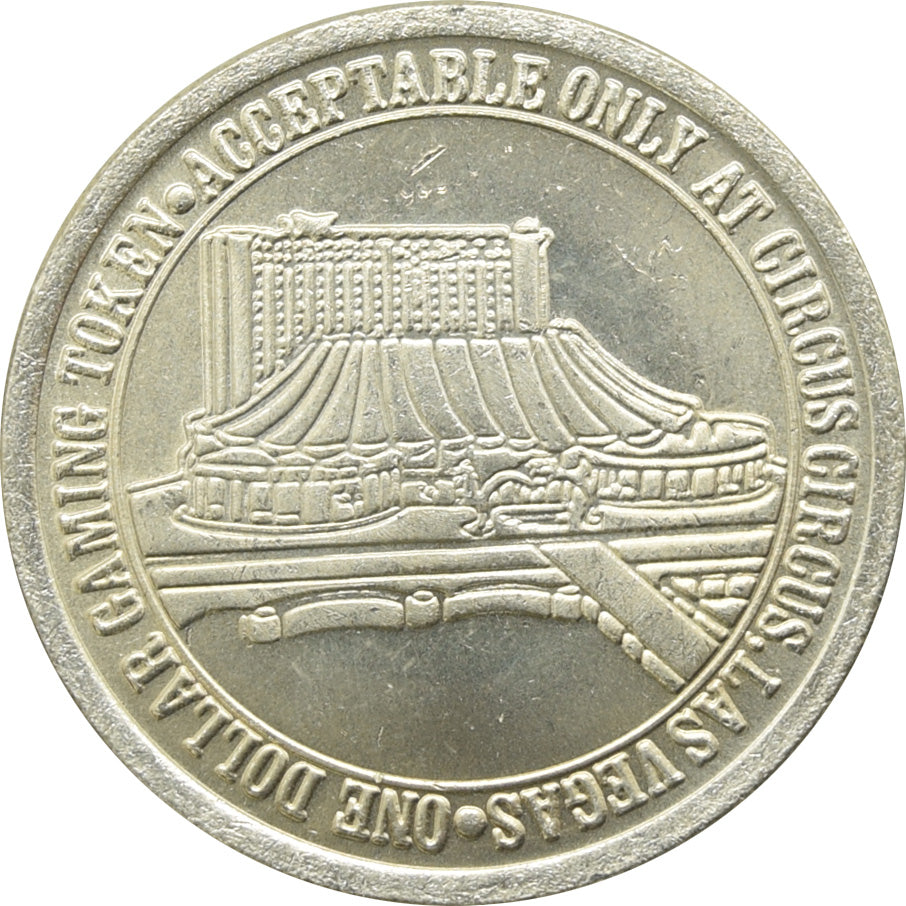 Circus Circus Casino Las Vegas NV $1 Token 1986