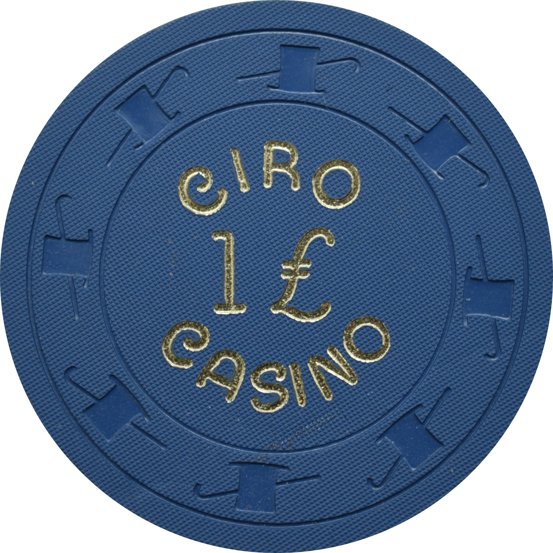 Ciro Casino London United Kingdom UK £1 Chip