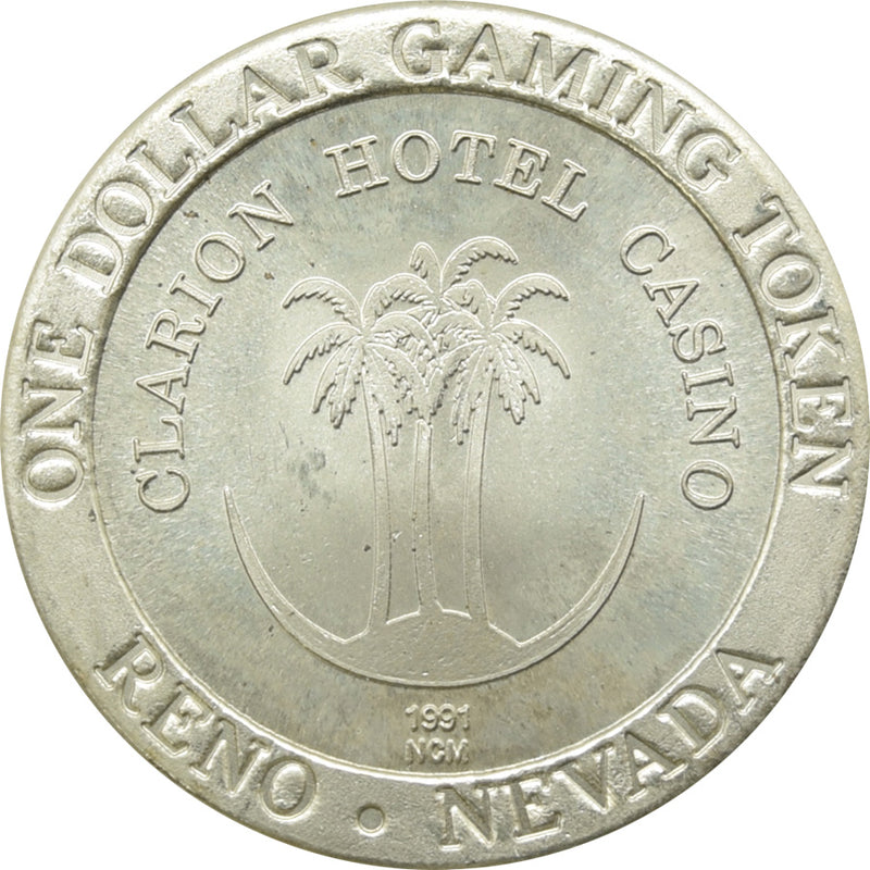 Clarion Casino Reno NV $1 Token 1991