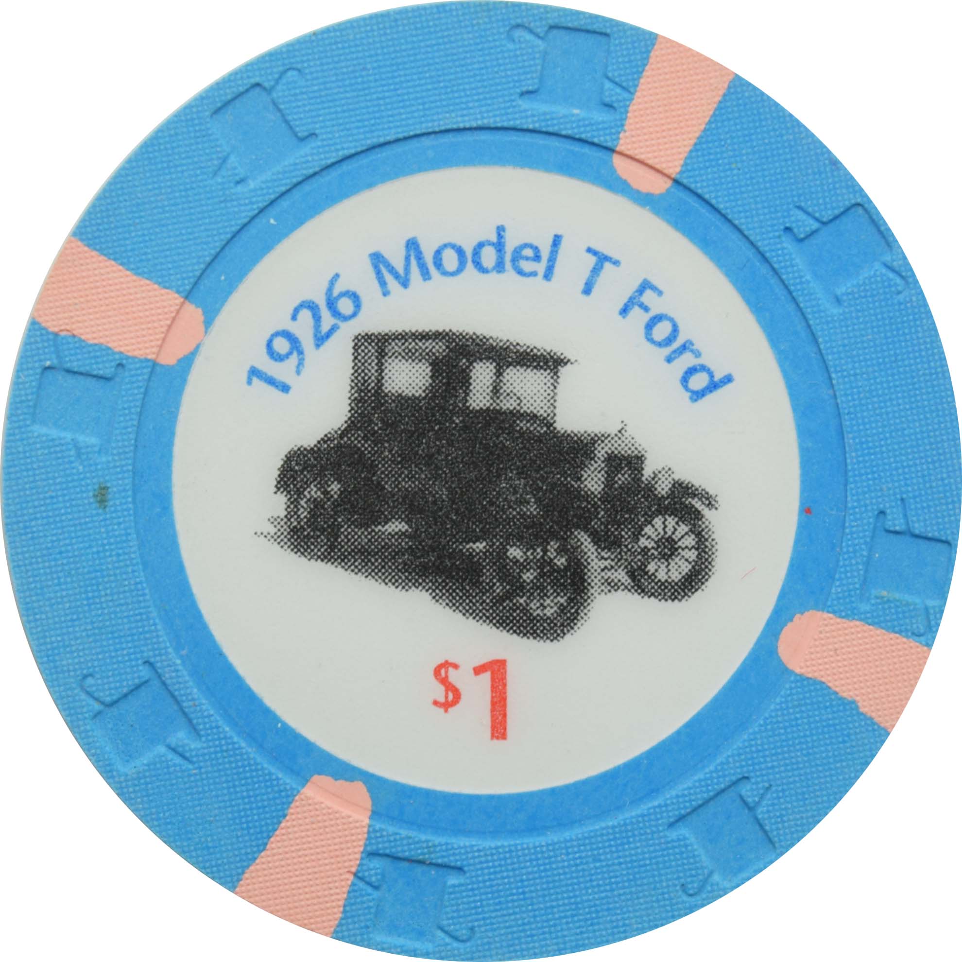 Paulson Vintage Cars $1 Model T Ford RHC Fantasy Chip