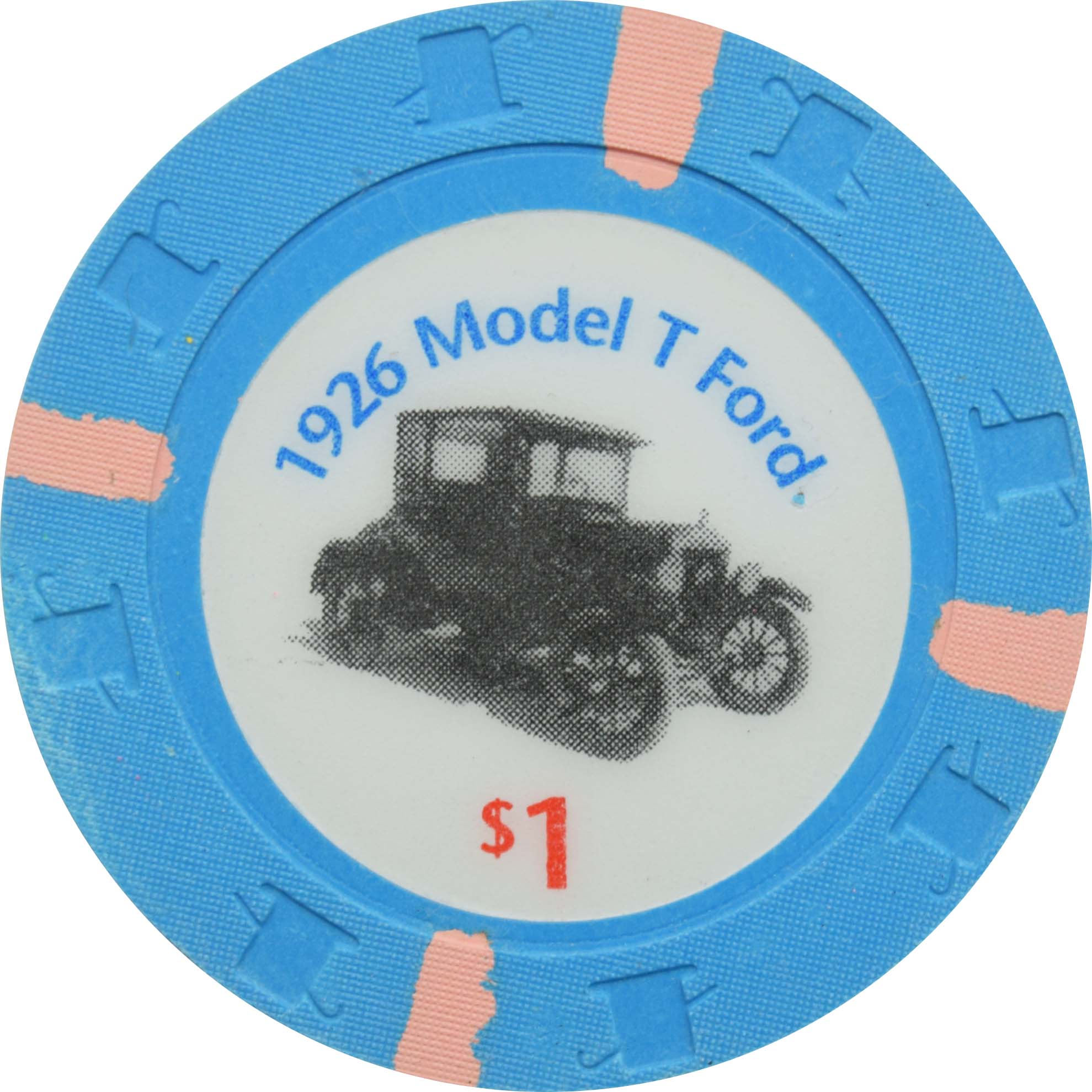 Paulson Vintage Cars $1 Model T Ford RHC Fantasy Chip