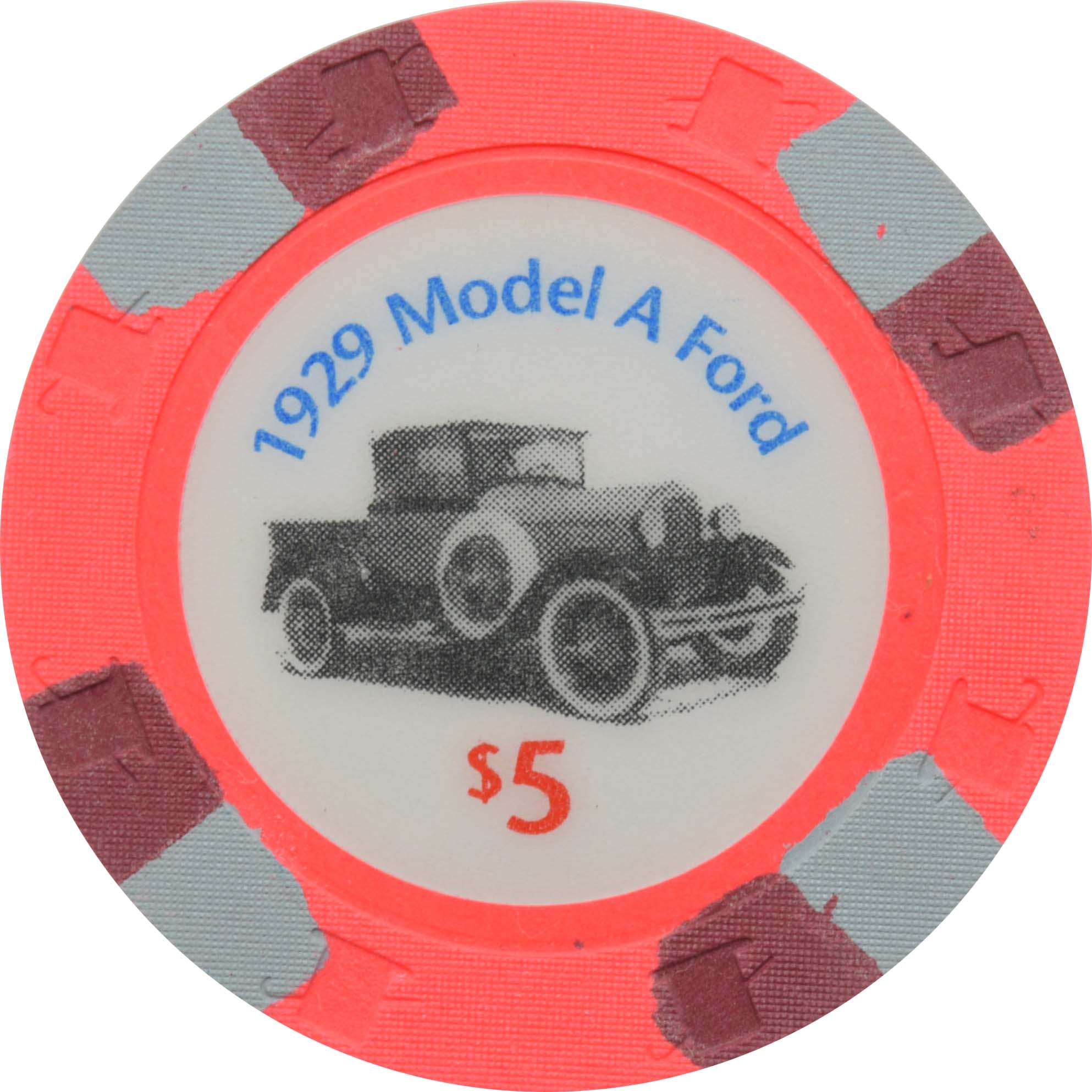 Paulson Vintage Cars $5 Model A Ford RHC Fantasy Chip