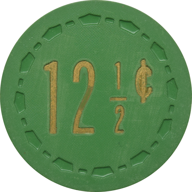 Club Bingo Casino Las Vegas Nevada 12 1/2 Cent Chip 1969