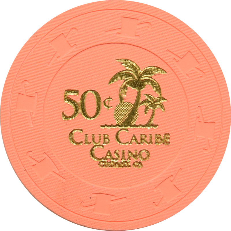 Club Caribe Casino Cudahy California 50 Cent Chip