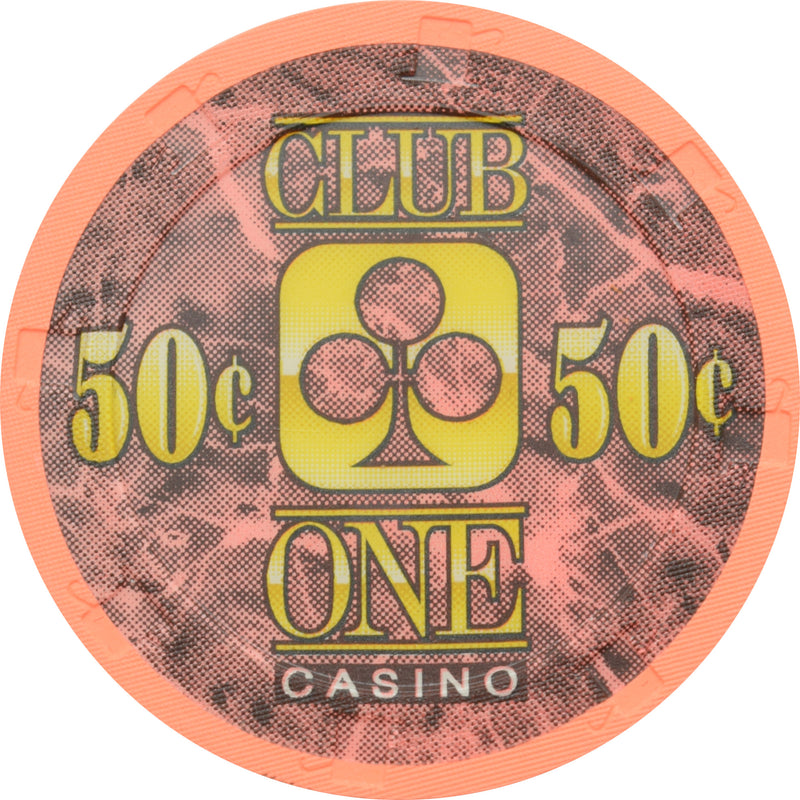 Club One Casino Fresno California 50 Cent Chip