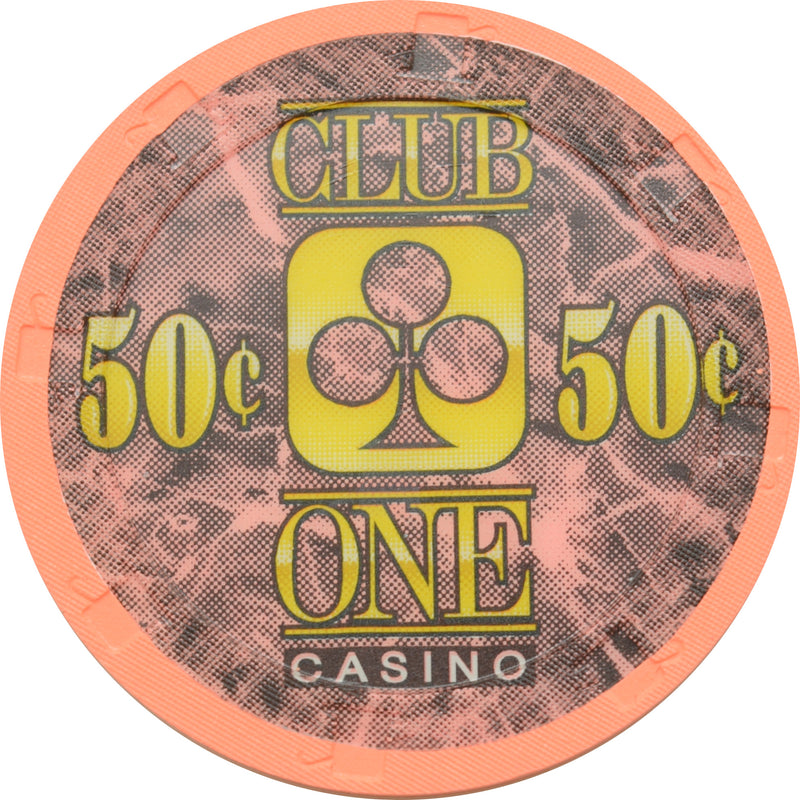 Club One Casino Fresno California 50 Cent Chip