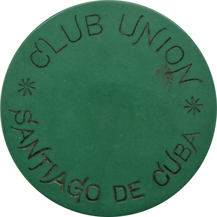 Club Union Casino Santiago de Cuba $1/4 Chip