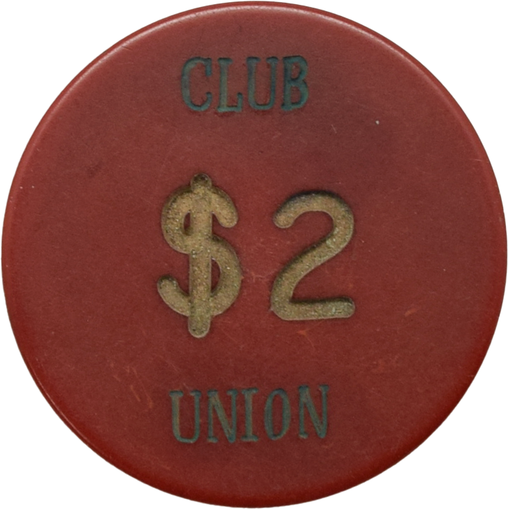 Club Union Casino Santiago de Cuba $2 Chip