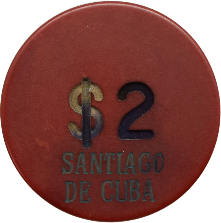 Club Union Casino Santiago de Cuba $2 Chip