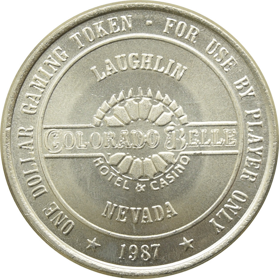 Colorado Belle Casino Laughlin NV $1 Token 1987