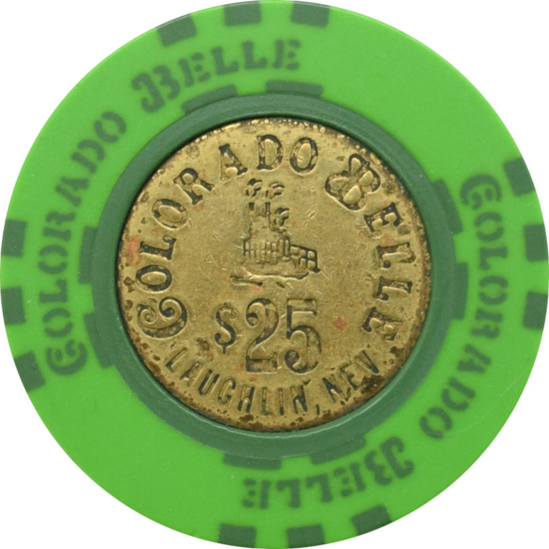 Colorado Belle Casino Laughlin Nevada $25 Chip 1987