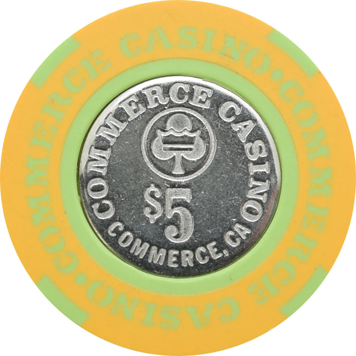 Commerce Casino Commerce California $5 Chip