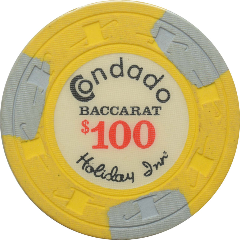 Condado Holiday Inn Casino San Juan Puerto Rico $100 Baccarat Chip