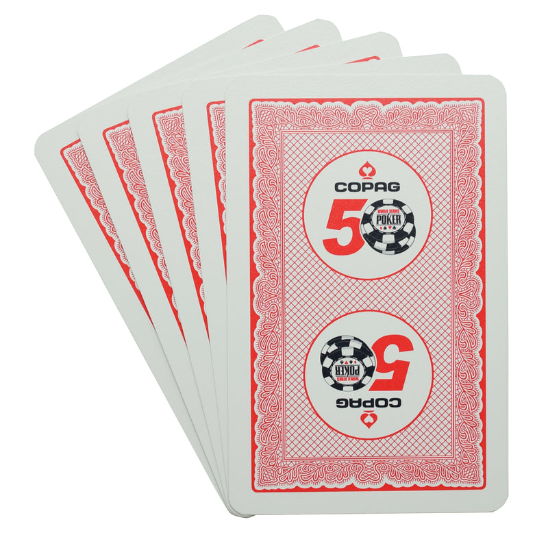 144 Authentic Decks Dealt at 2019 WSOP Used Copag Plastic Playing Cards Bridge Standard Index