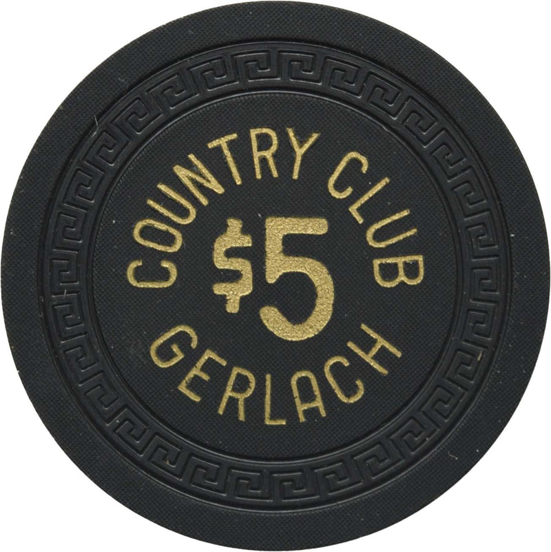 Country Club Casino Gerlach Nevada $5 Chip 1953