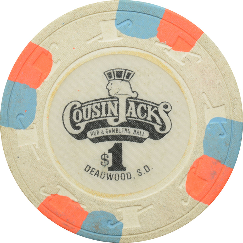Cousin Jacks Casino Deadwood SD $1 Chip
