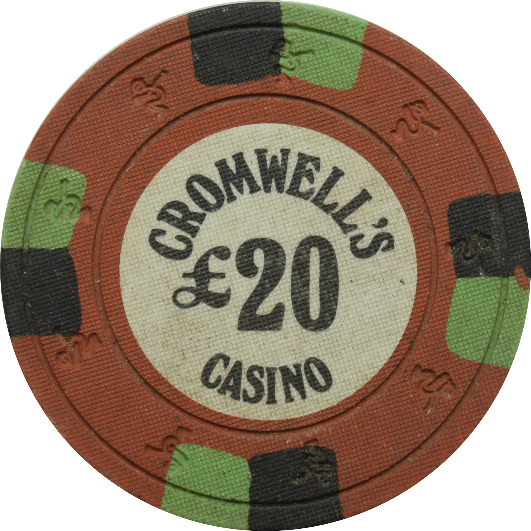 Cromwell's Casino Liverpool United Kingdom UK £20 Chip