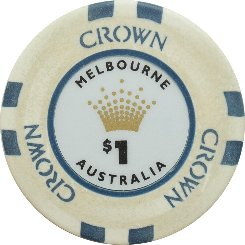 Crown Casino Melbourne Australia $1 Chip