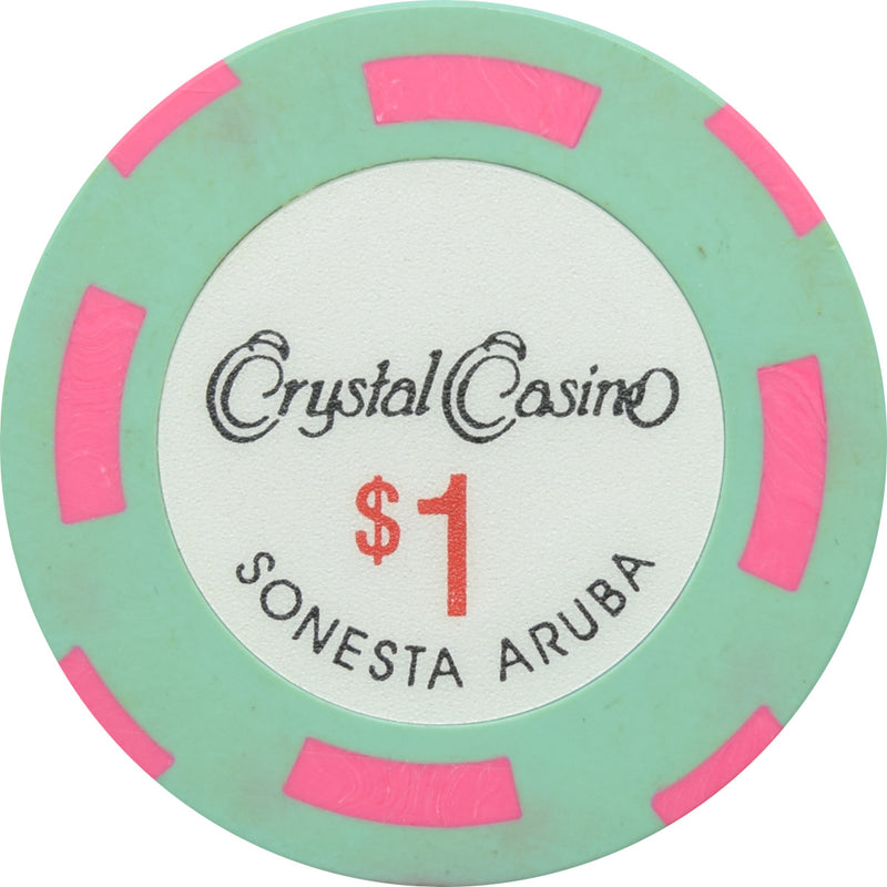 Crystal Casino Oranjestad Aruba $1 Chip