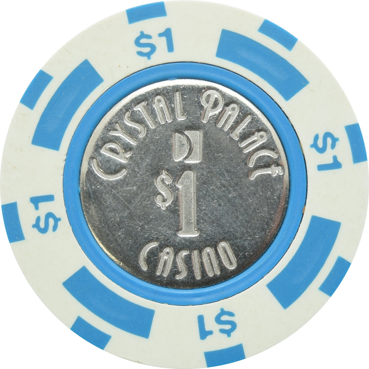 Crystal Palace Casino Nassau Bahamas $1 Chip