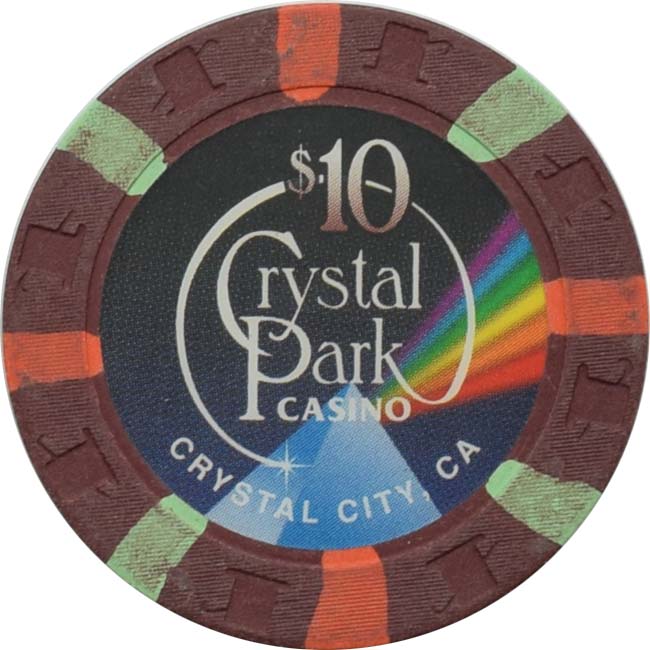 Crystal Park Casino Crystal City California $10 Chip