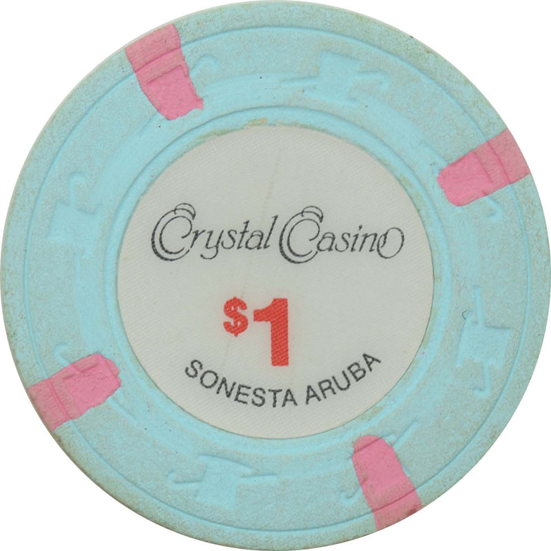 Crystal Casino (Renaissance) Oranjestad Aruba $1 Chip