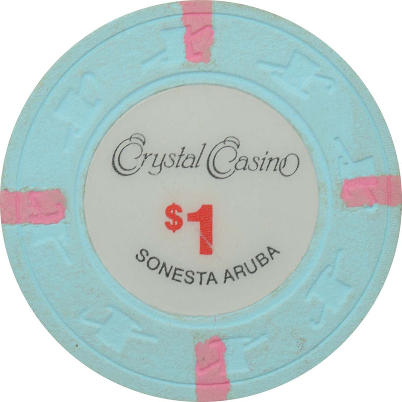 Crystal Casino (Renaissance) Oranjestad Aruba $1 Chip