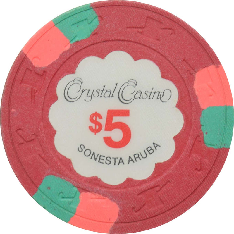 Crystal Casino (Renaissance) Oranjestad Aruba $5 Paulson Chip