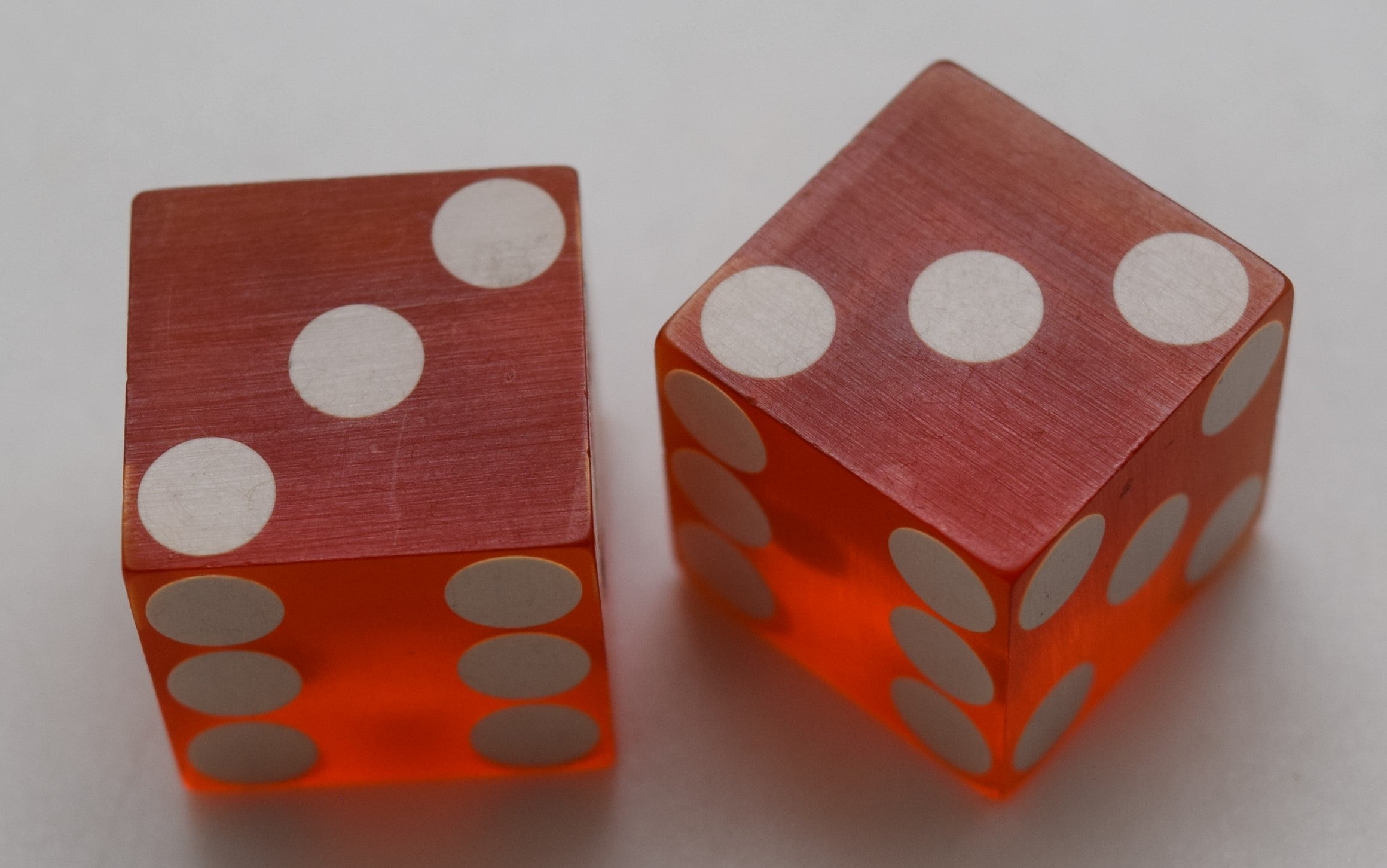 Silver Palace Casino Las Vegas Nevada Dice Pair Red