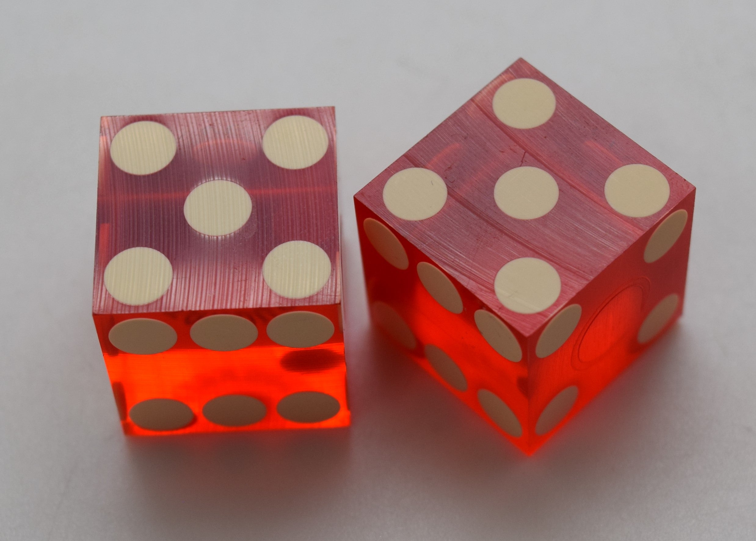 Stardust Casino Las Vegas Nevada Dice Pair Red