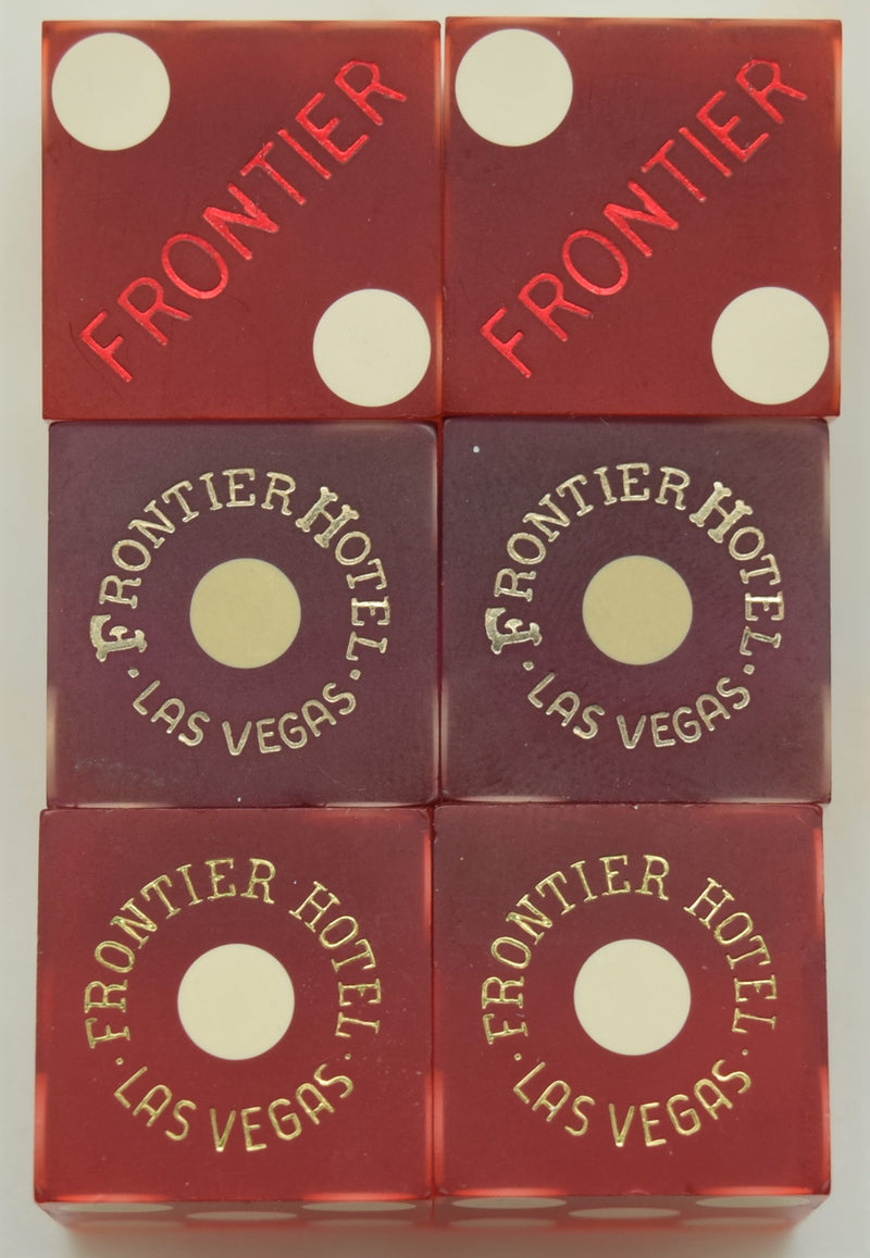 Frontier Casino Matching Number Used Dice of Pair