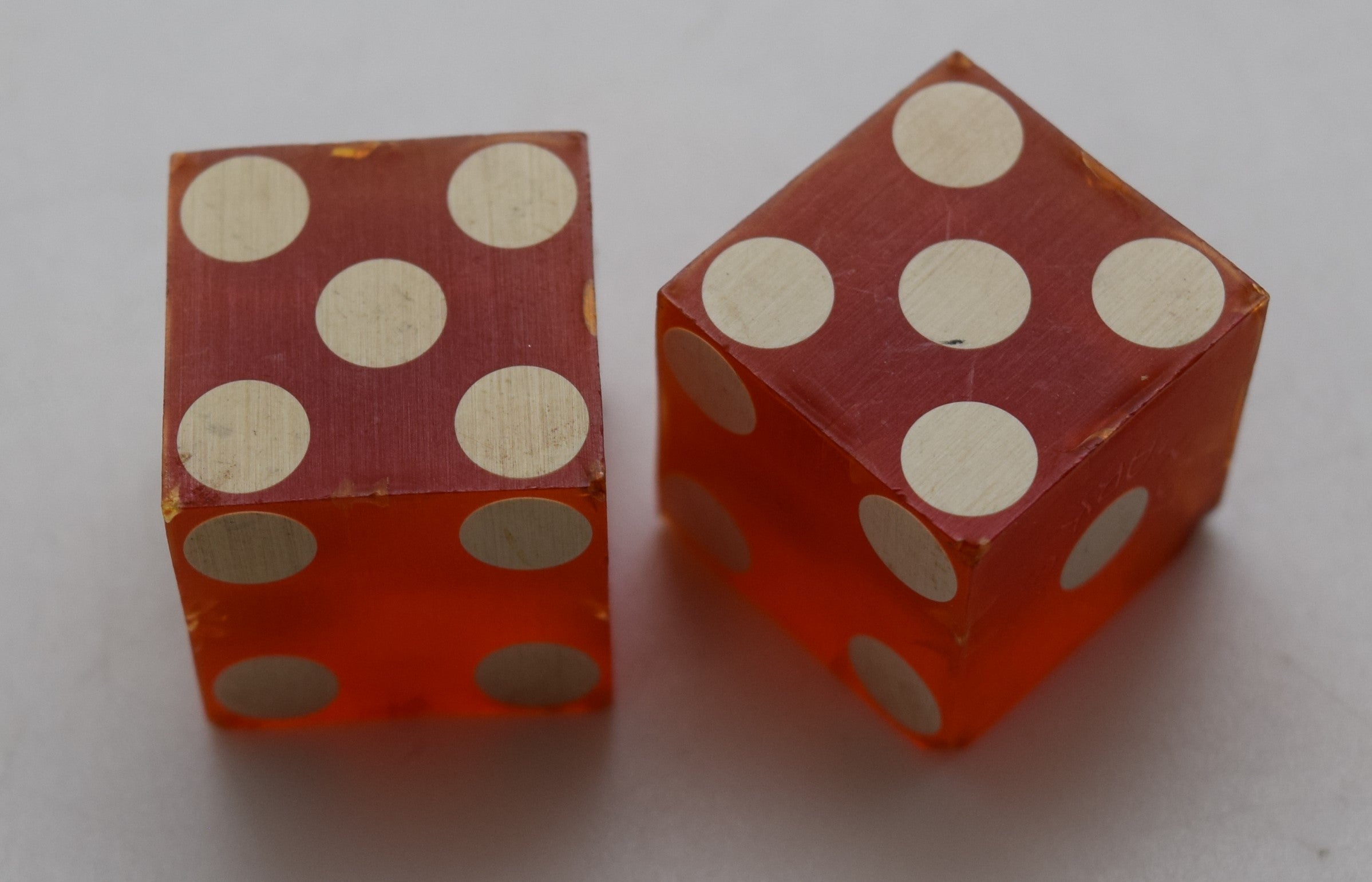 Southern Club Casino Hot Springs Arkansas Dice Pair Red