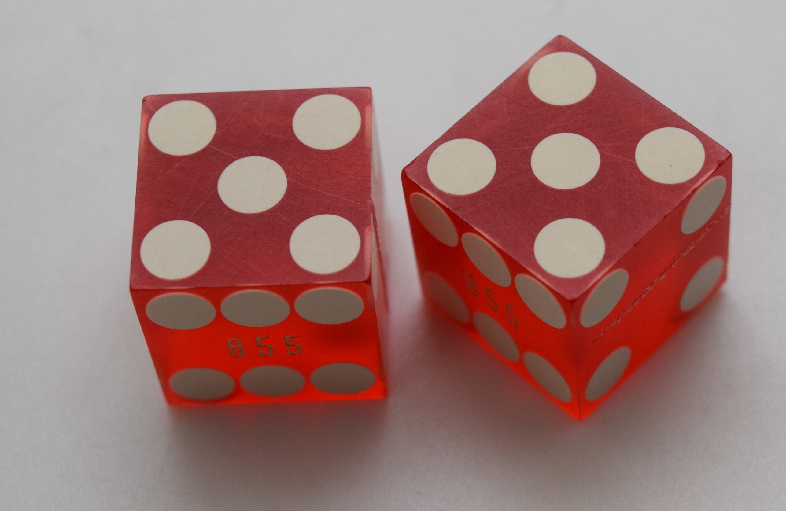 Suncoast Casino Las Vegas Nevada Dice Pair Red