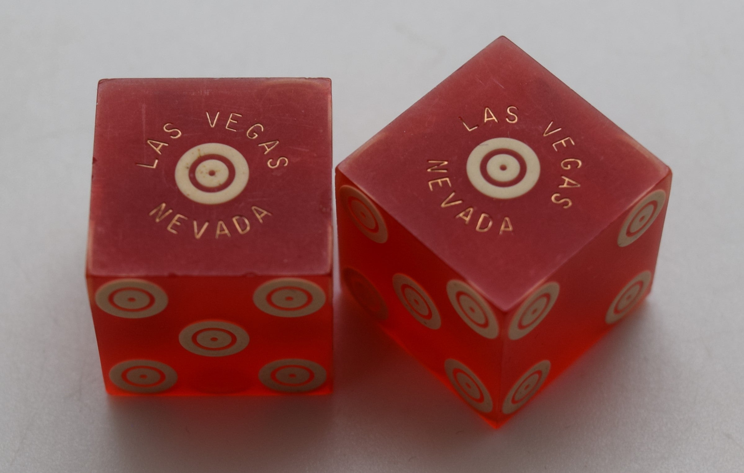 Sundance Hotel and Casino Las Vegas Nevada Dice Pair Red