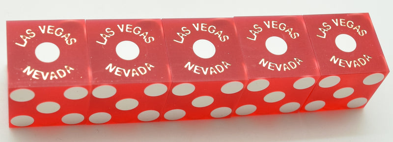 Monte Carlo Las Vegas Nevada Stick of 5 Matching Number Dice