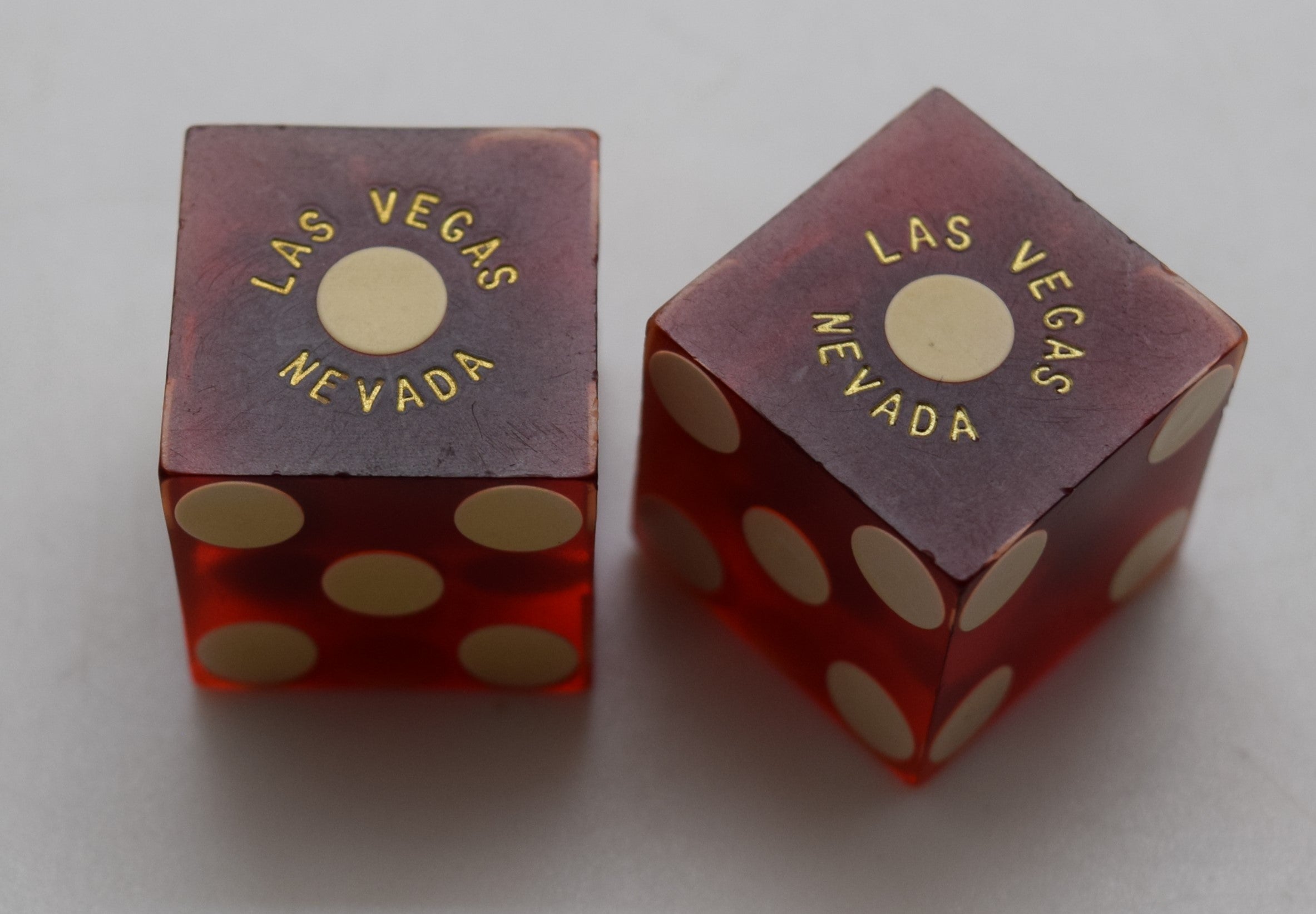 Sundance Casino Las Vegas Nevada Dice Pair Red