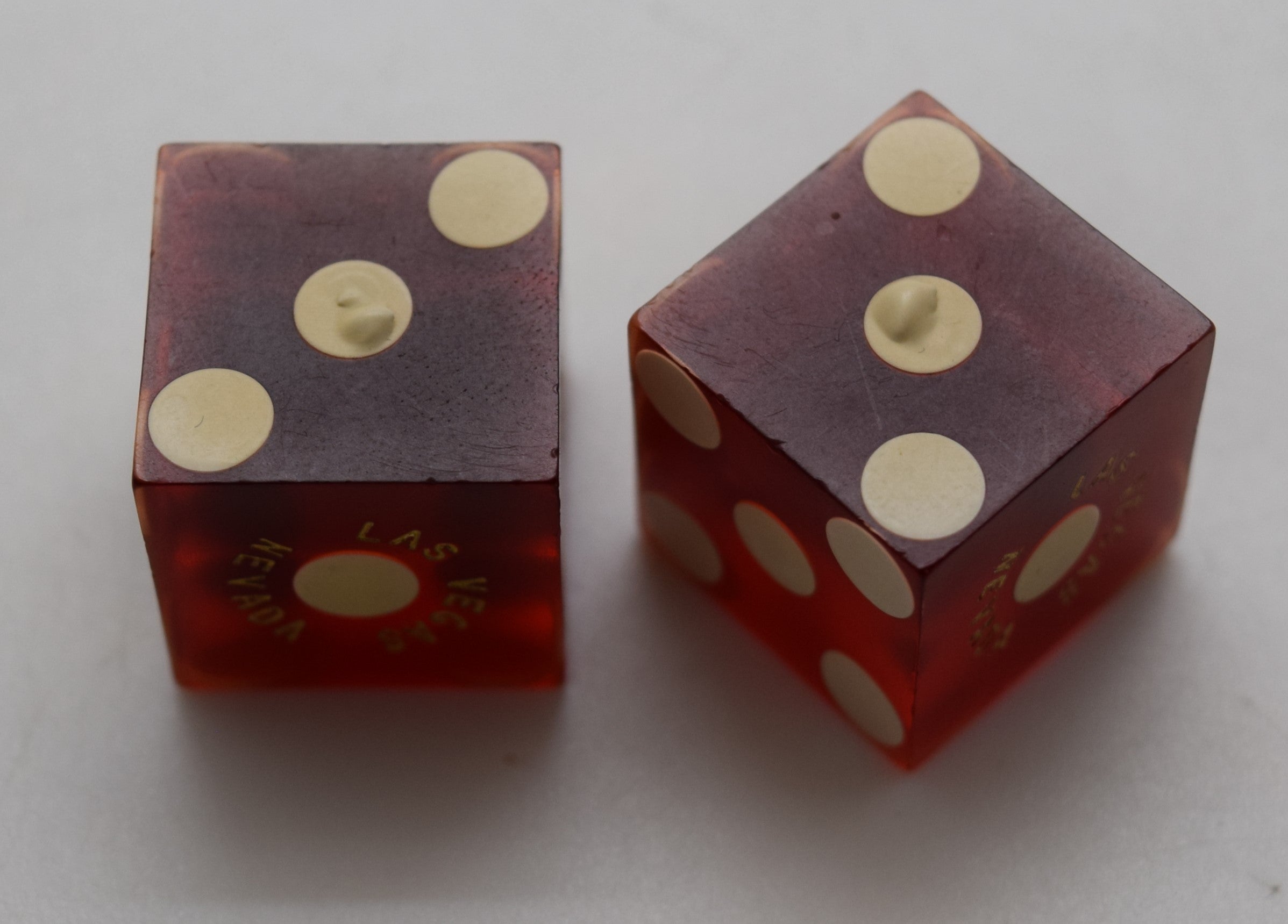 Sundance Casino Las Vegas Nevada Dice Pair Red