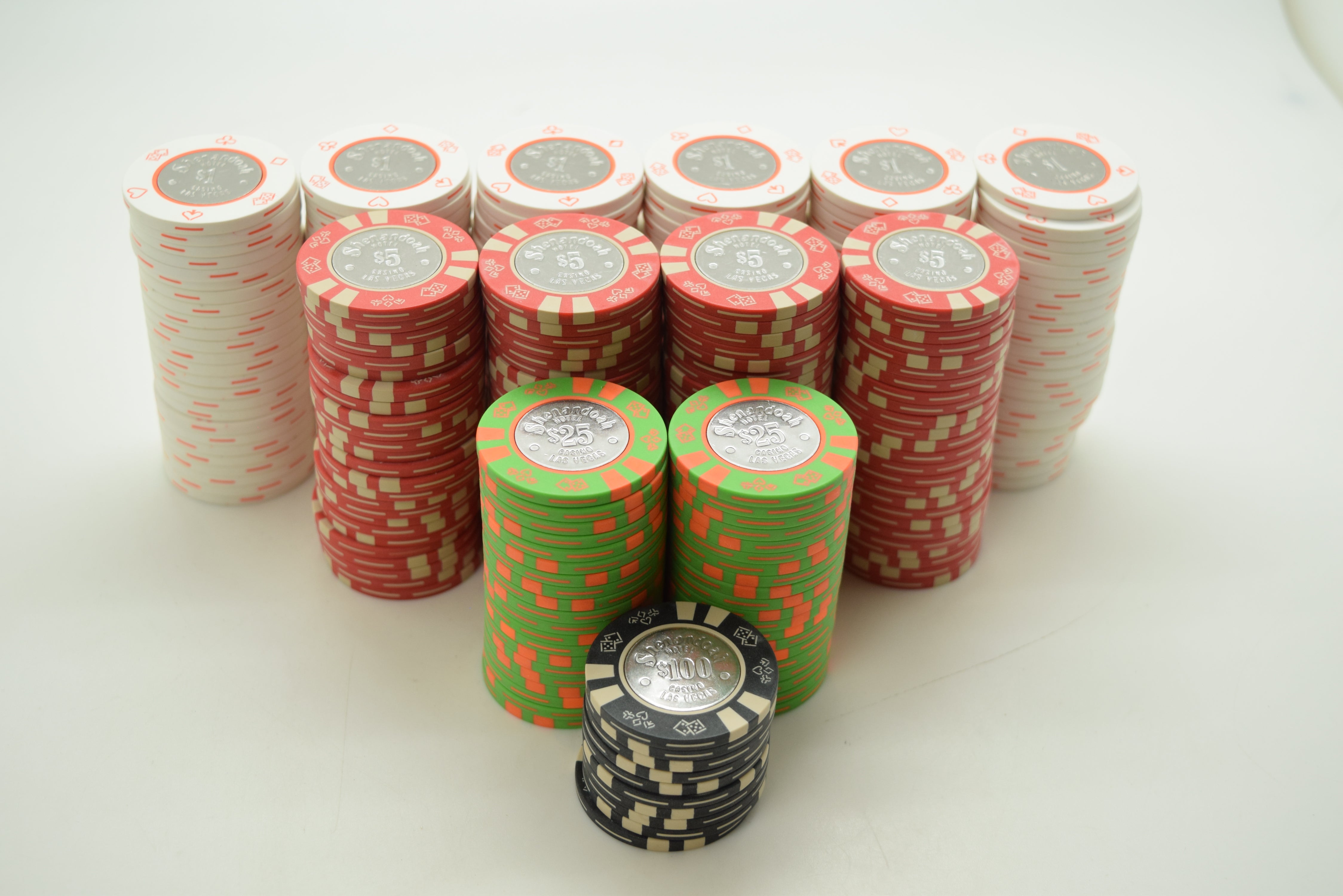 300 Shenandoah Casino Las Vegas Nevada Chip Set