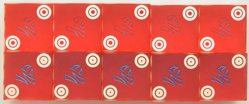 Imperial Palace Used Matching Number Casino Stick of 5 Bullseye Style Dice